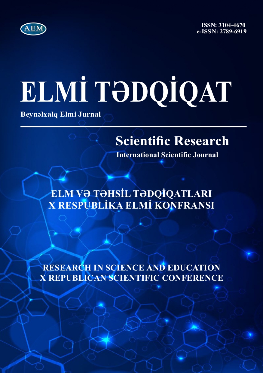 RESEARCH IN SCIENCE AND EDUCATION — X REPUBLICAN SCIENTIFIC CONFERENCE 